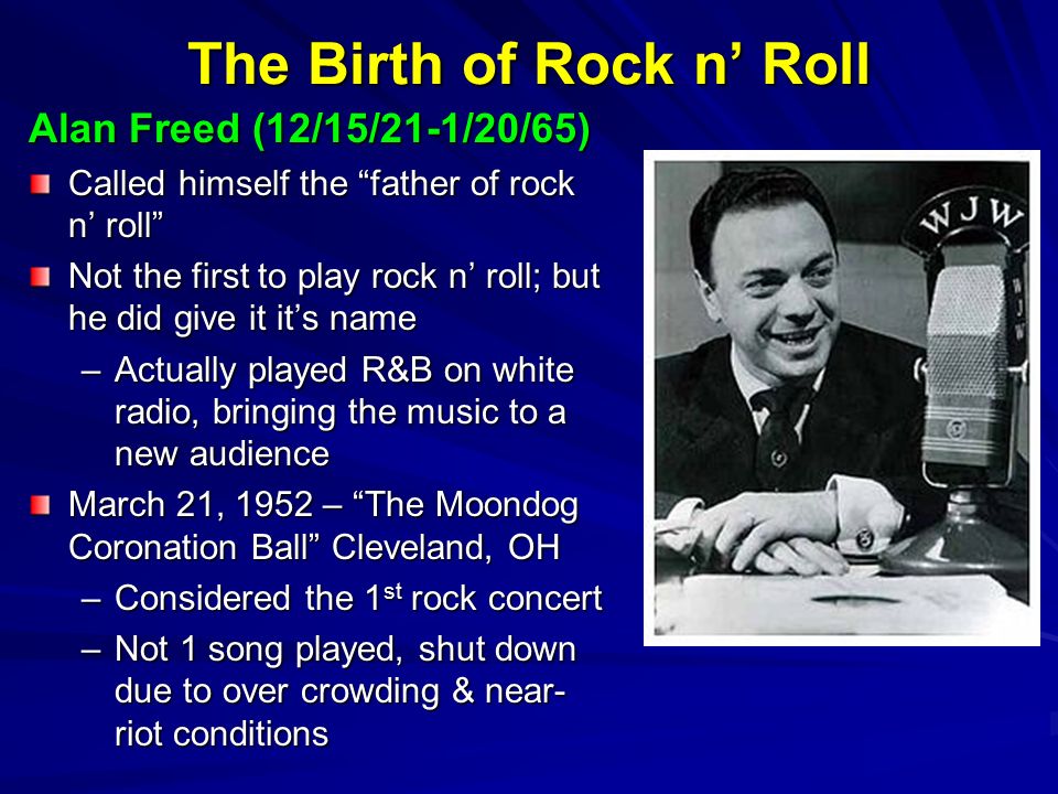 The True Birth of Rock 'n' Roll and The Alan Freed Moondog Coronation Ball  | Cashbox Canada